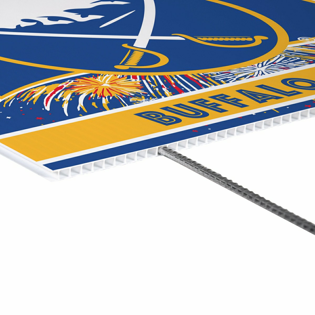 Buffalo Sabres Yard Sign, Patriotic