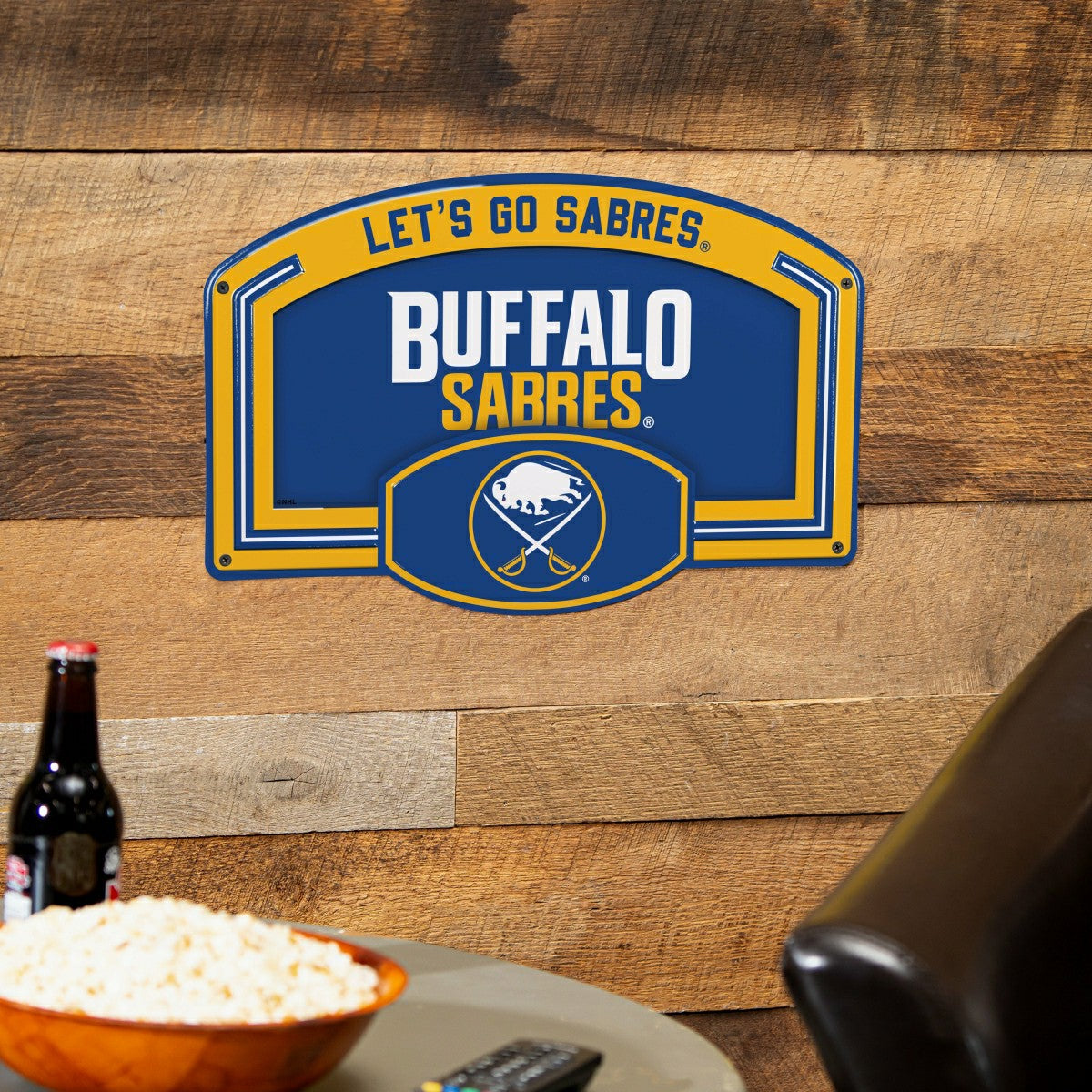 Buffalo Sabres USA Embossed Steel Wall Sign, 11" x 17"