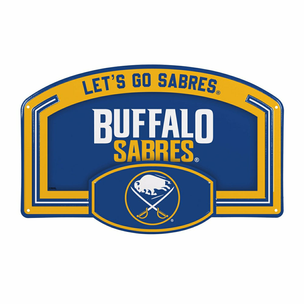 Buffalo Sabres USA Embossed Steel Wall Sign, 11" x 17"