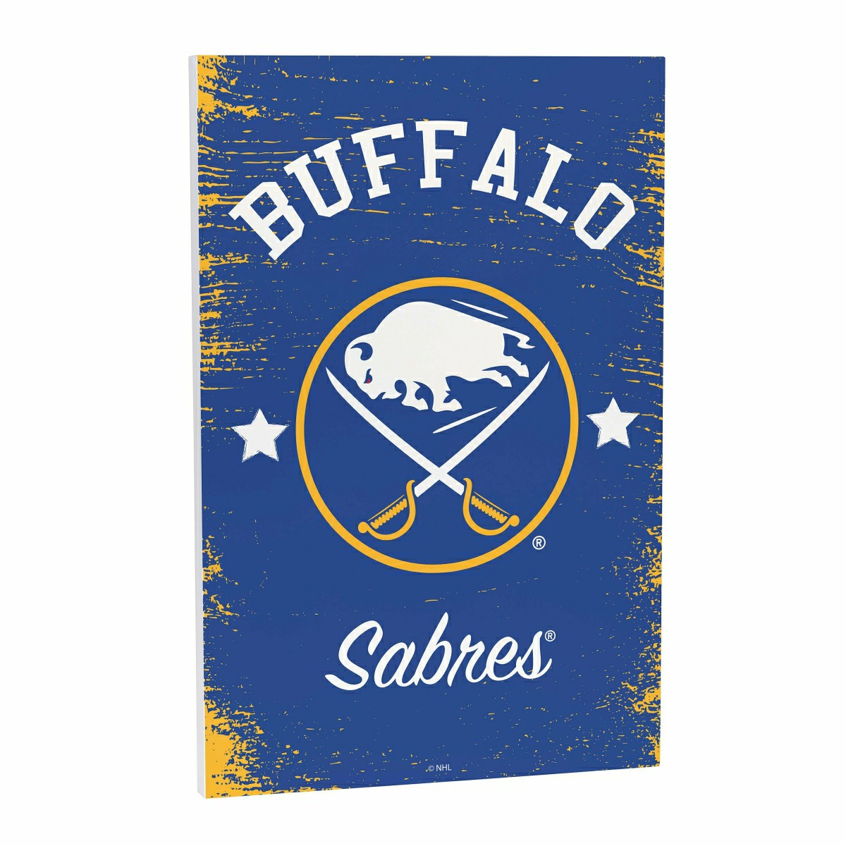 Buffalo Sabres Wood Wall Sign, 16x24