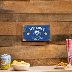 Buffalo Sabres Wood Wall Sign, 6x11