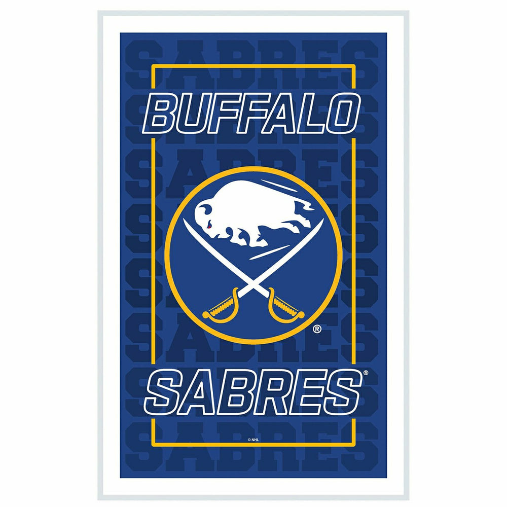 22"H x 14"L NeoLite Wall Decor, Rectangle, Buffalo Sabres