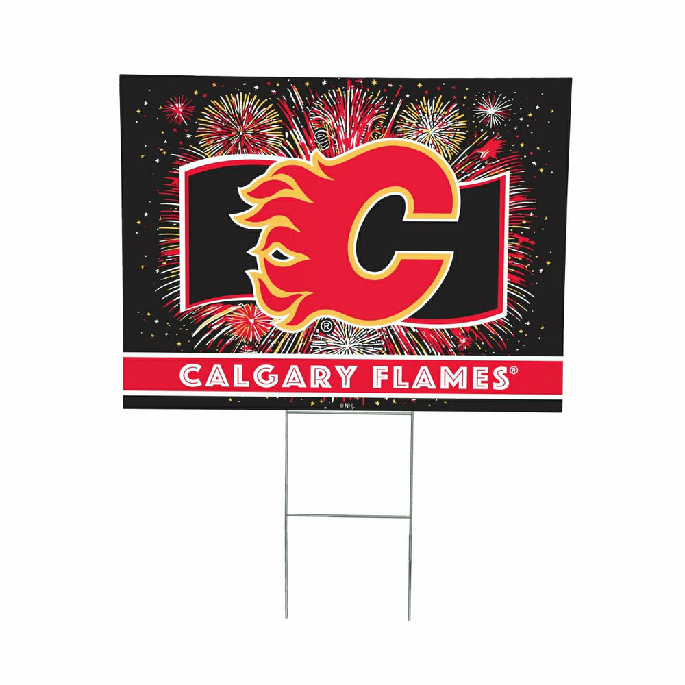 Calgary Flames Yard Sign, Patriotic