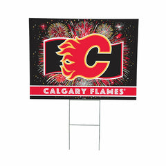 Calgary Flames Yard Sign, Patriotic