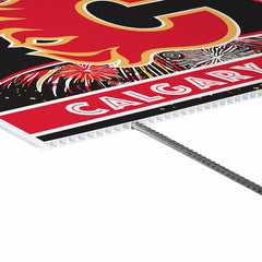 Calgary Flames Yard Sign, Patriotic