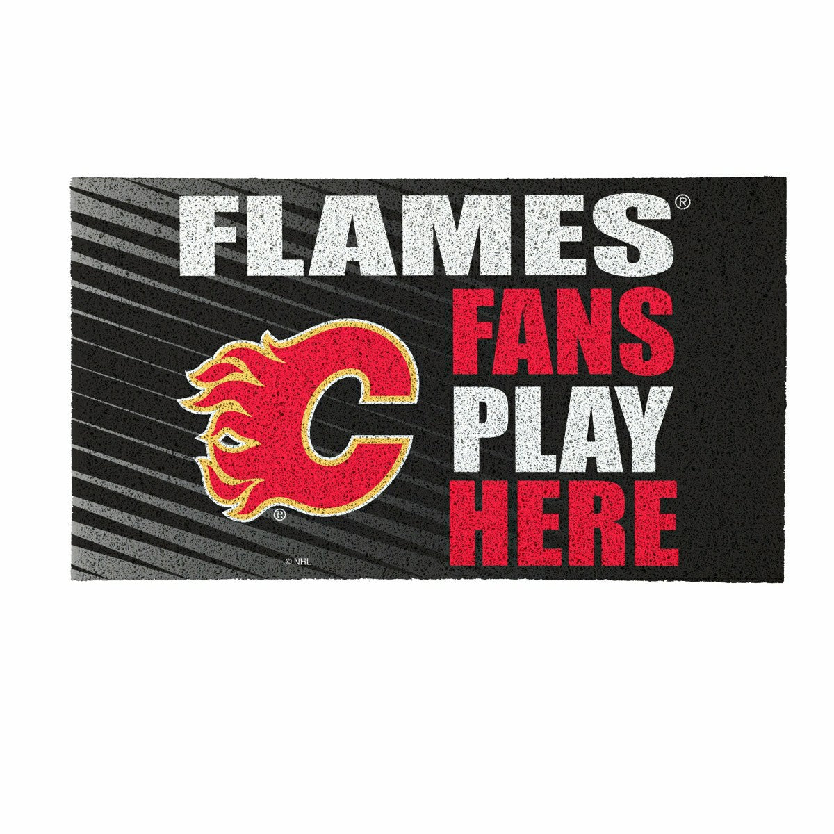 Calgary Flames Fan Mat, 28"x16"