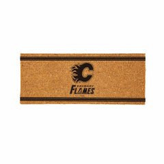 Calgary Flames Extra Large One Color Coir Mat, 60"x24"