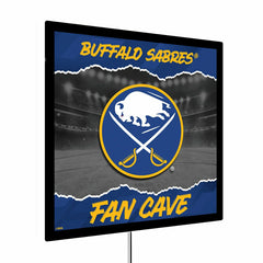 Calgary Flames 23"H x 23"L LED Wall Decor, Edgelite, Square
