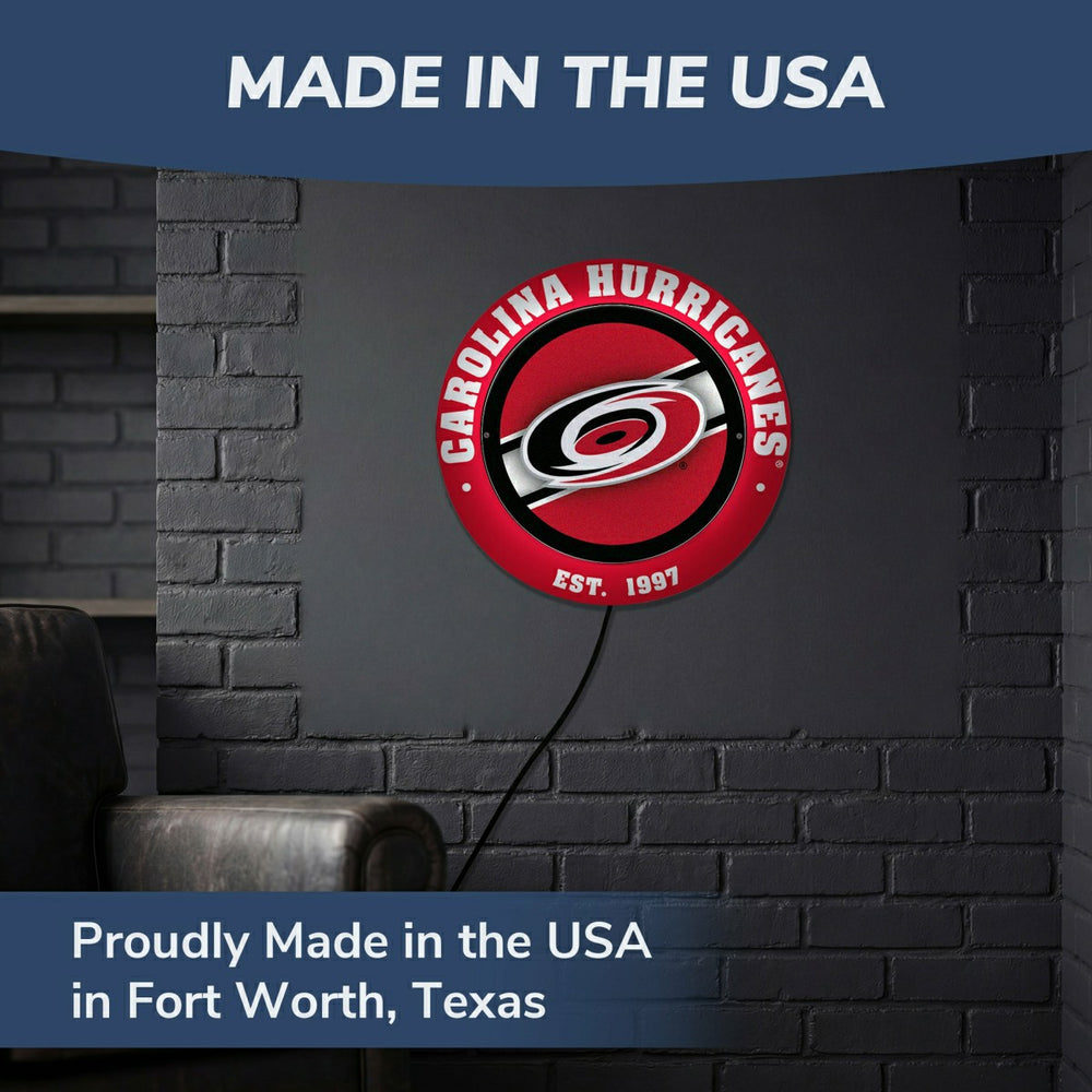 Carolina Hurricanes, Metal Lite, Round