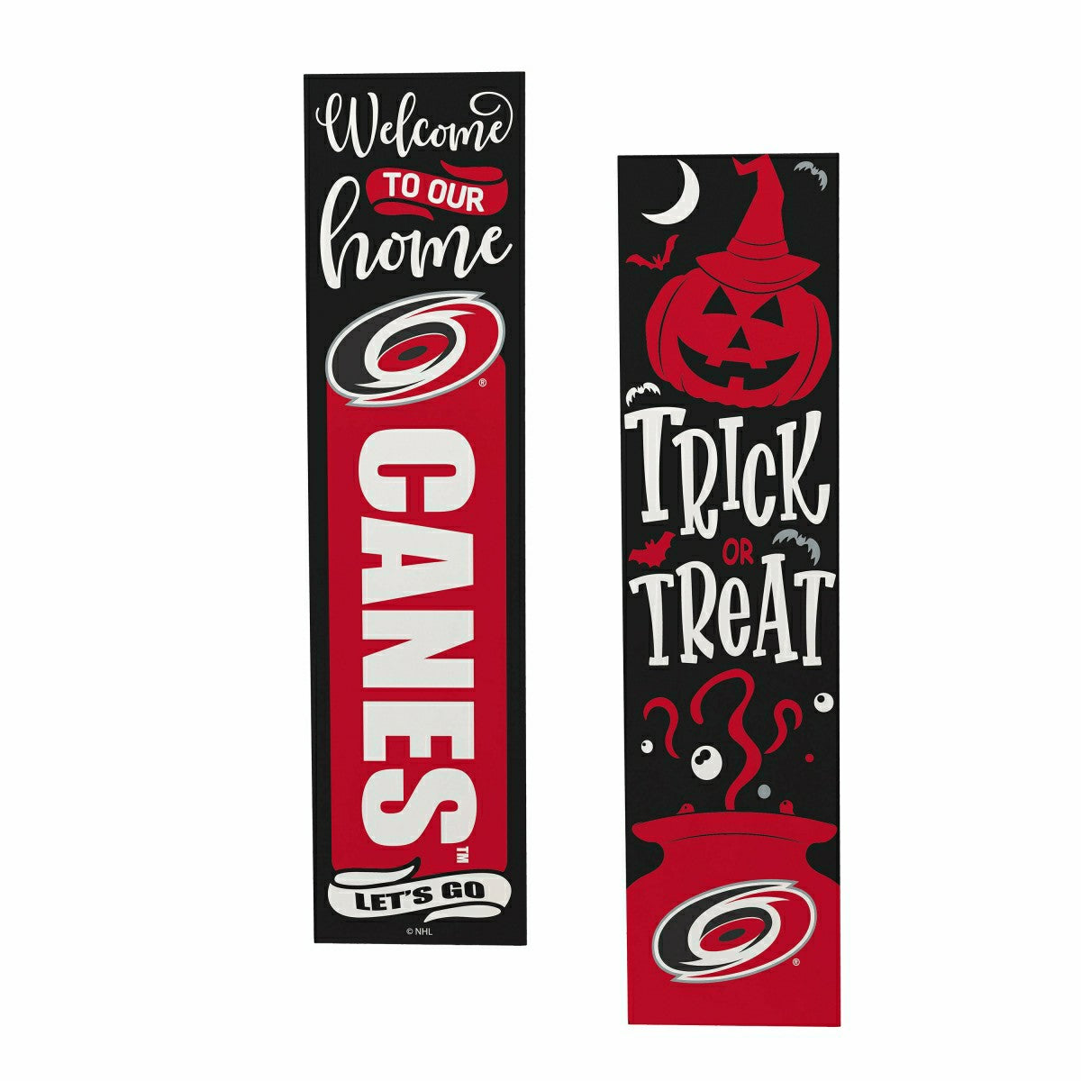 Carolina Hurricanes 47" Double Sided Leaner, Halloween