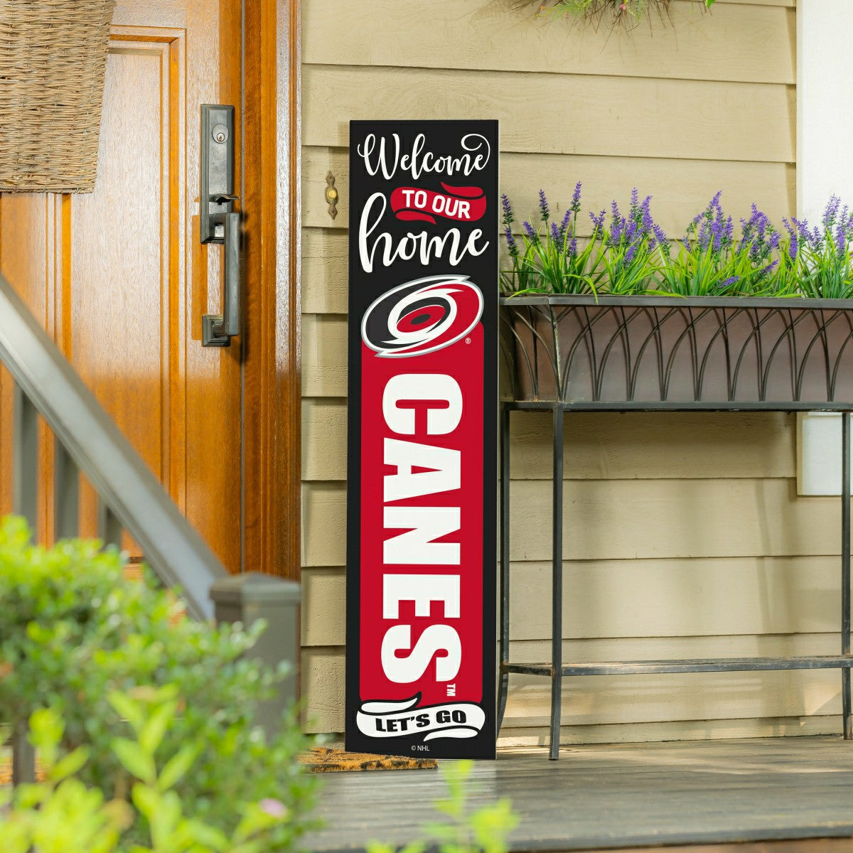Carolina Hurricanes 47" Double Sided Leaner, Halloween