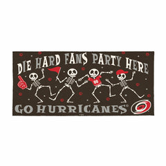 Carolina Hurricanes Flocked Coir Halloween Sassafras Switch Mat, 22"x1