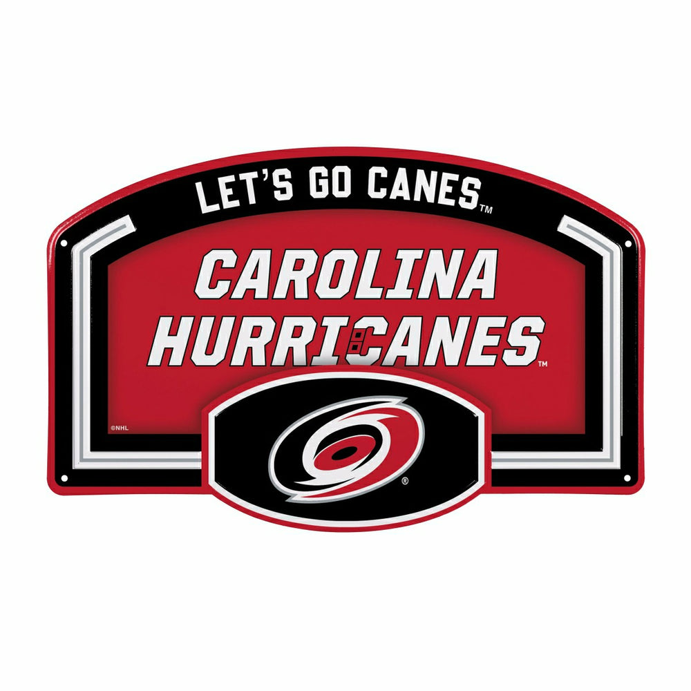 Carolina Hurricanes USA Embossed Steel Wall Sign, 11" x 17"