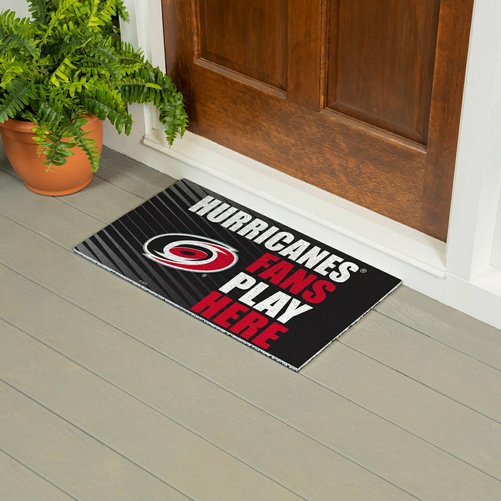 Carolina Hurricanes Fan Mat, 28"x16"