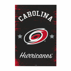 Carolina Hurricanes Wood Wall Sign, 16x24