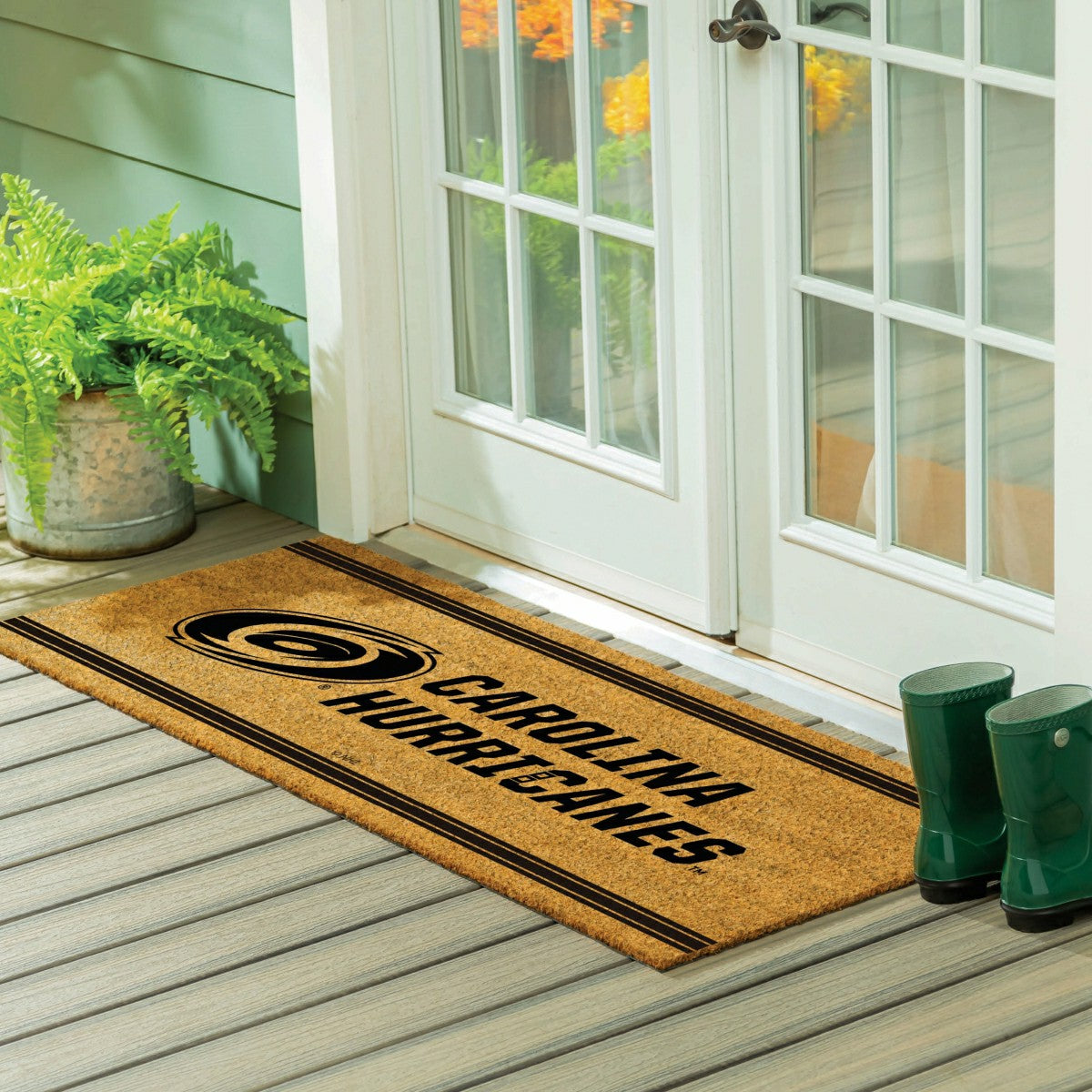 Carolina Hurricanes Extra Large One Color Coir Mat, 60"x24"