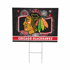 Chicago Blackhawks Yard Sign, Patriotic