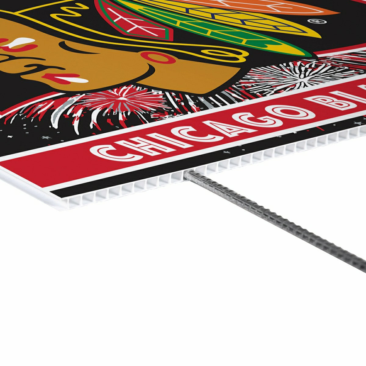 Chicago Blackhawks Yard Sign, Patriotic