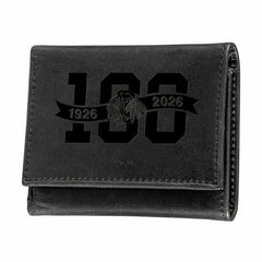 Chicago Blackhawks, 100 Anniversary Wallet, Tri-fold, Black