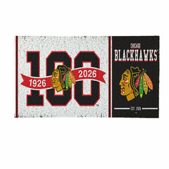 Chicago Blackhawks, 100 Anniversary Turf Mat, Color