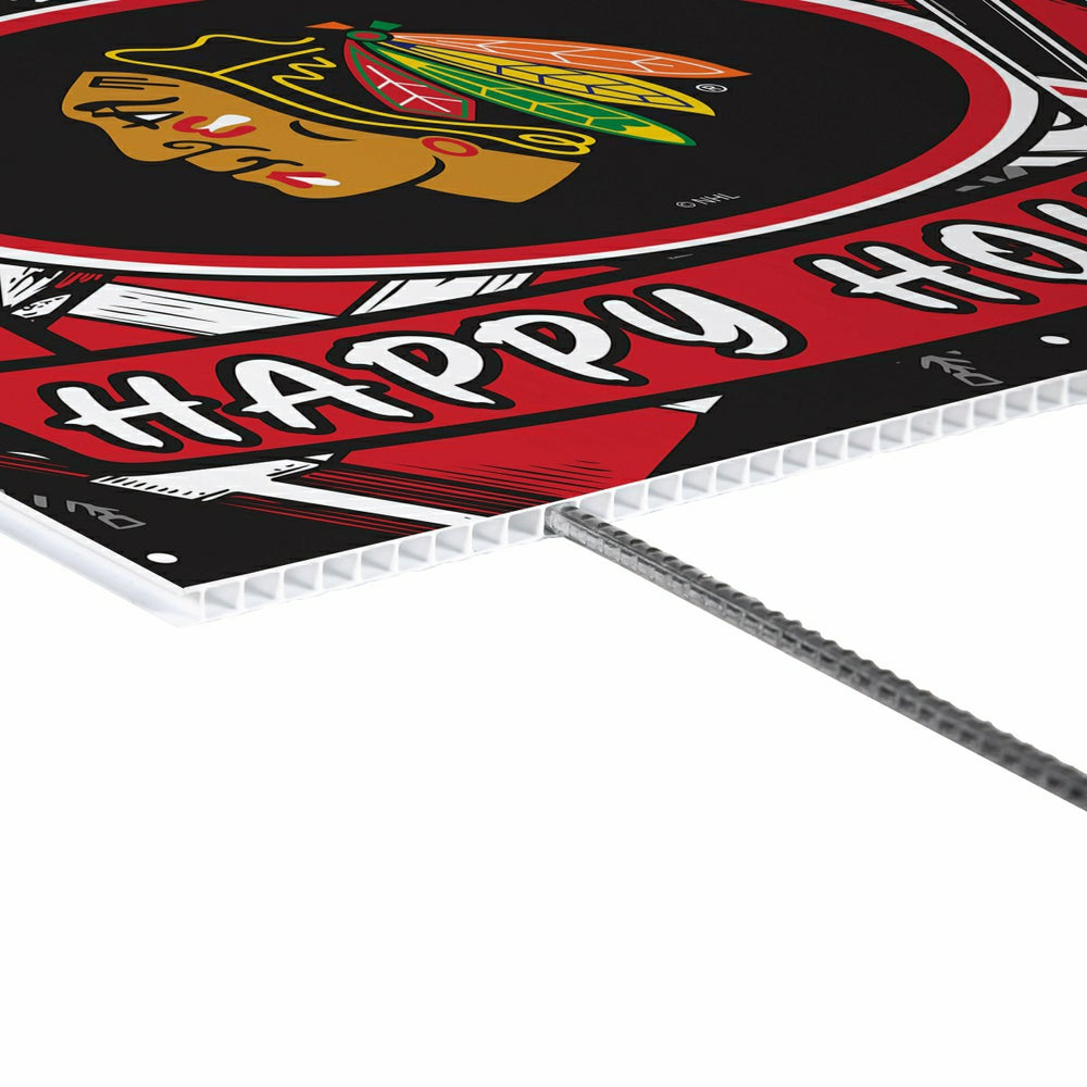Chicago Blackhawks Yard Sign, Holiday