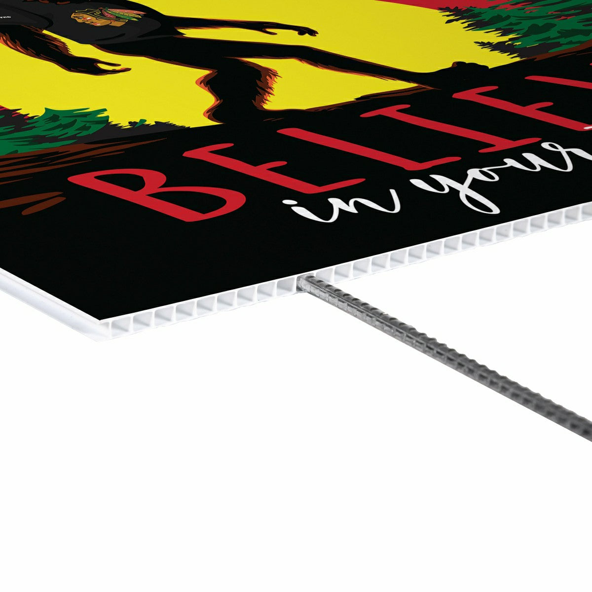 Chicago Blackhawks Yard Sign, Bigfoot
