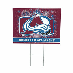 Colorado Avalanche Yard Sign, Patriotic