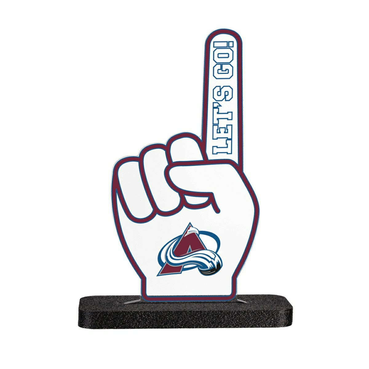 Colorado Avalanche Hockey Foam Finger Desklite LED Decor