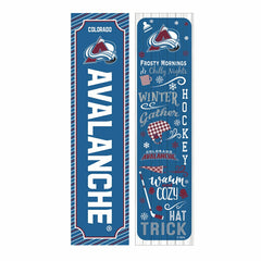 Colorado Avalanche 46" Double Sided Leaner, Winter Seasonal