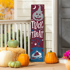 Colorado Avalanche 47" Double Sided Leaner, Halloween