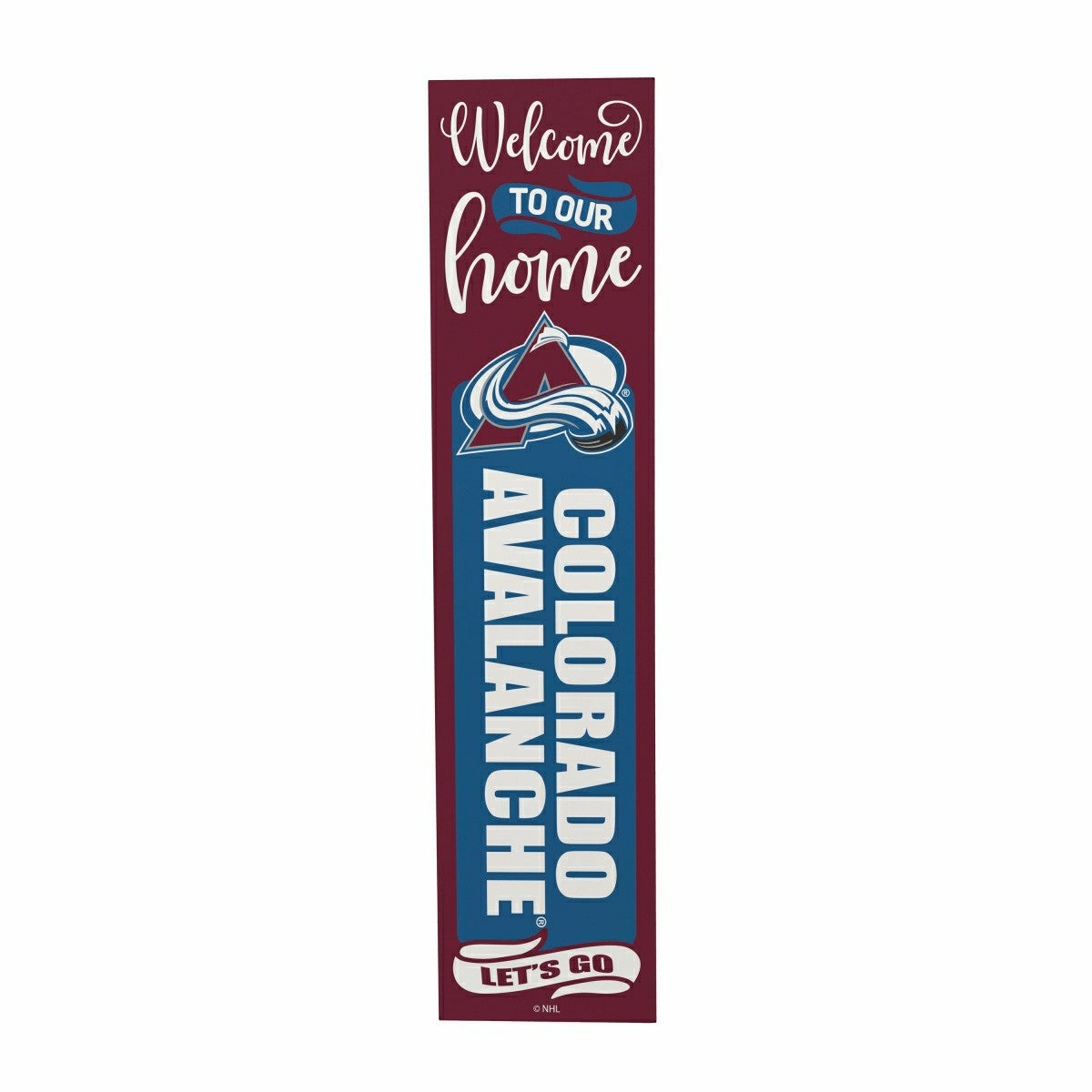 Colorado Avalanche 47" Double Sided Leaner, Halloween