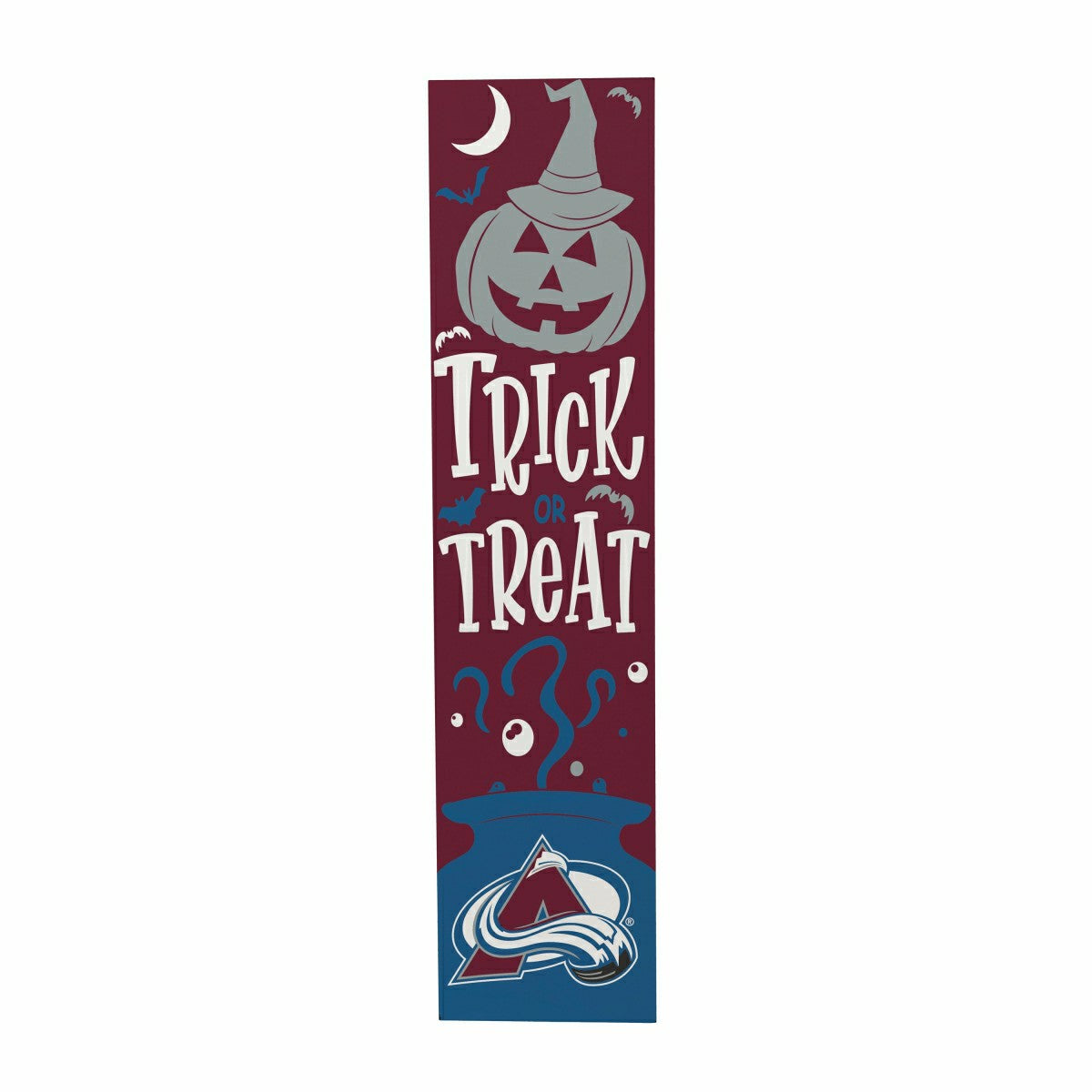 Colorado Avalanche 47" Double Sided Leaner, Halloween