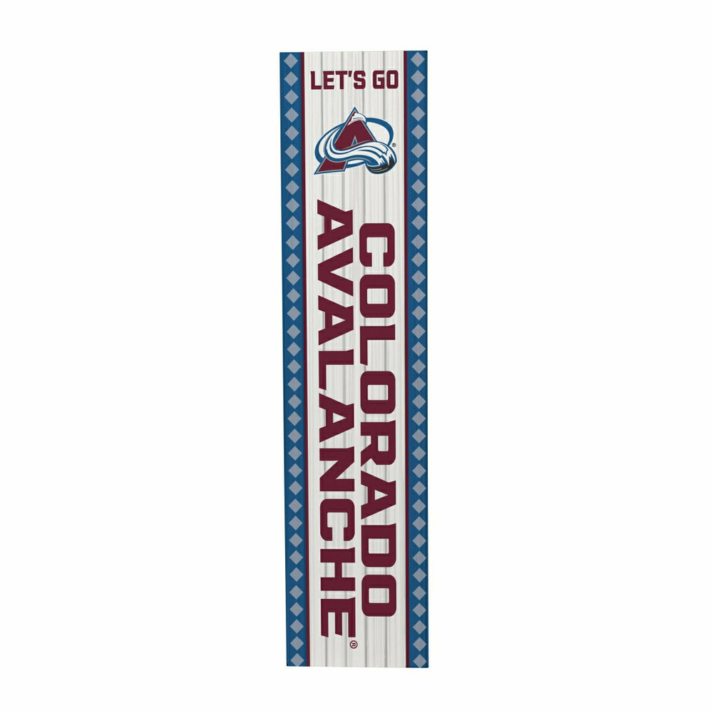 Colorado Avalanche 47" Double Sided Leaner, Christmas