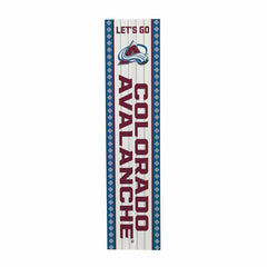 Colorado Avalanche 47" Double Sided Leaner, Christmas