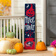 Columbus Blue Jackets 47" Double Sided Leaner, Halloween