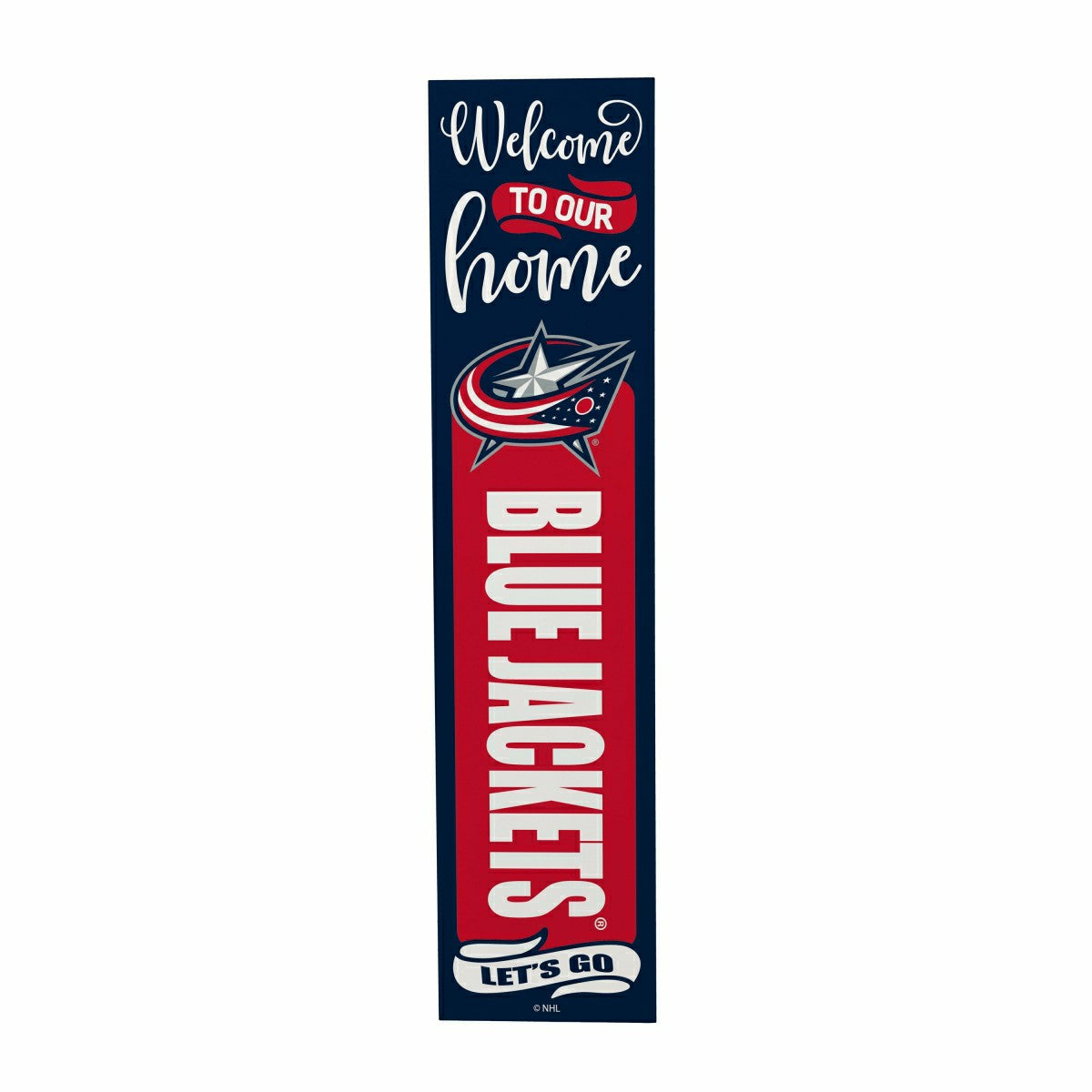 Columbus Blue Jackets 47" Double Sided Leaner, Halloween