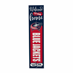 Columbus Blue Jackets 47" Double Sided Leaner, Halloween
