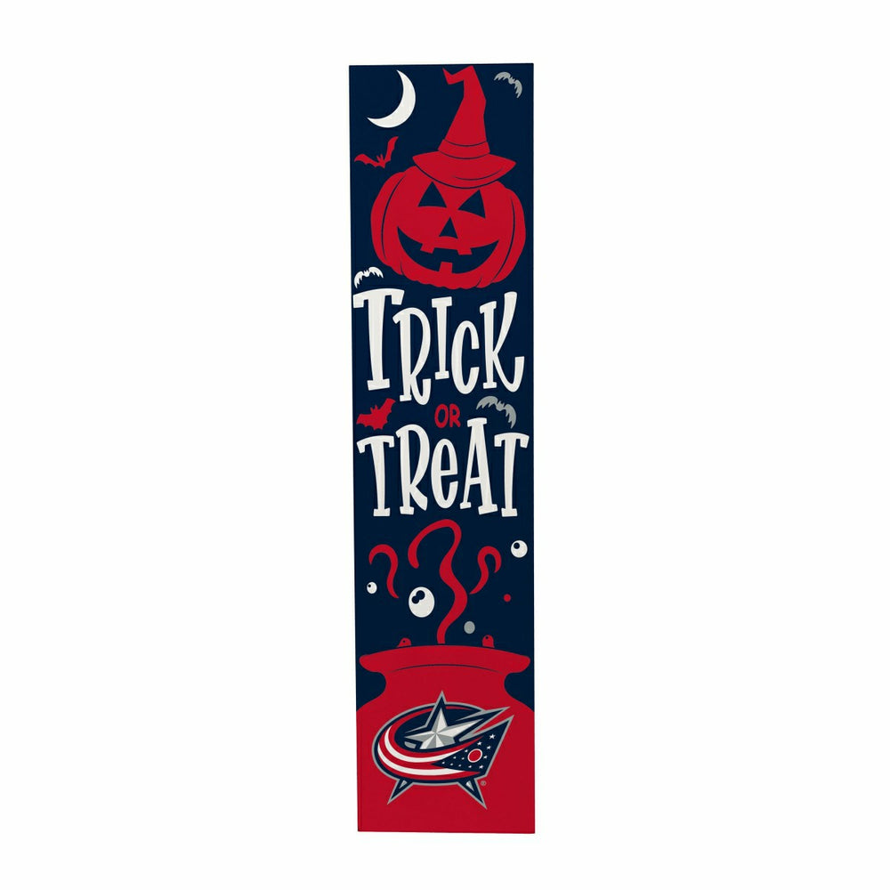 Columbus Blue Jackets 47" Double Sided Leaner, Halloween