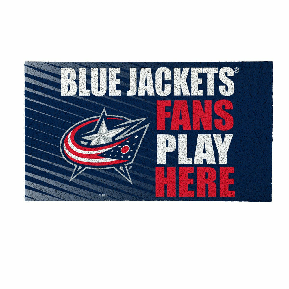 Columbus Blue Jackets Fan Mat, 28"x16"