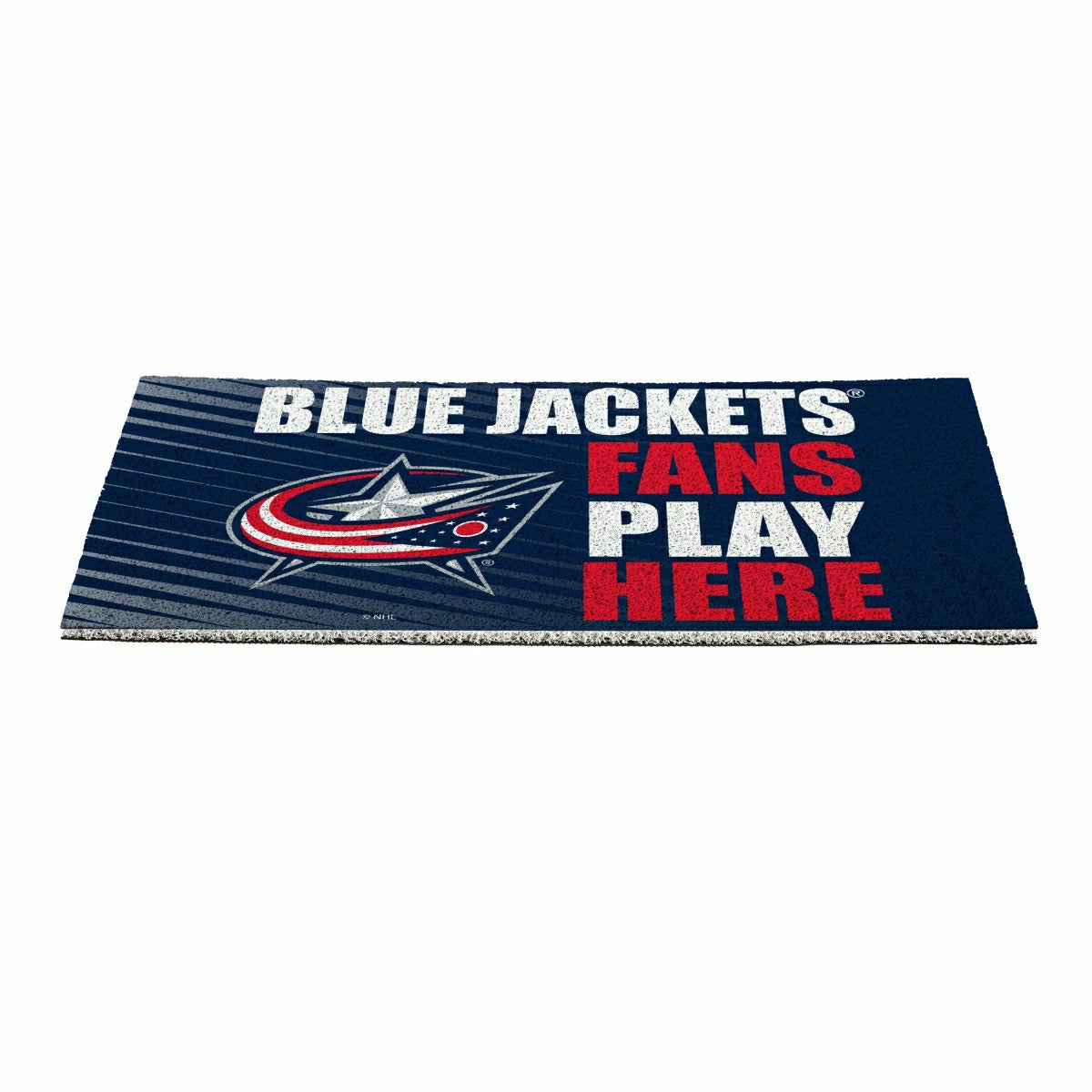 Columbus Blue Jackets Fan Mat, 28"x16"
