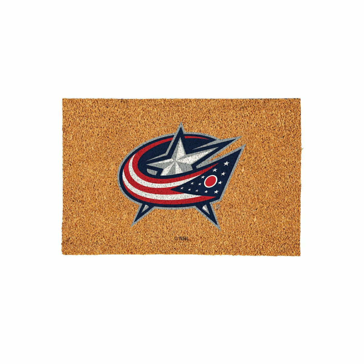 Columbus Blue Jackets Large Full Color Coir Mat, 36"x24"
