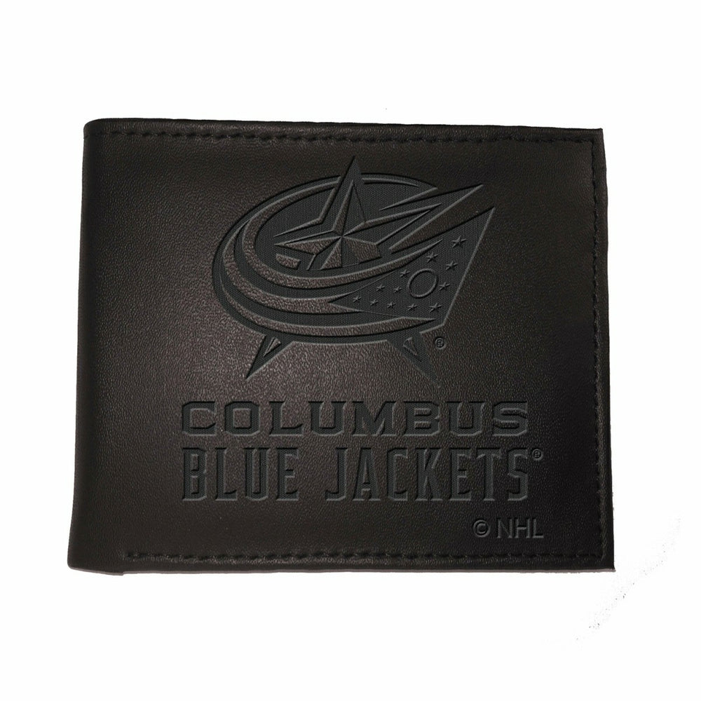 Columbus Blue Jackets, Bi-Fold Wallet, Black