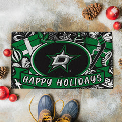 Dallas Stars Holiday PVC Mat, 28"x16"