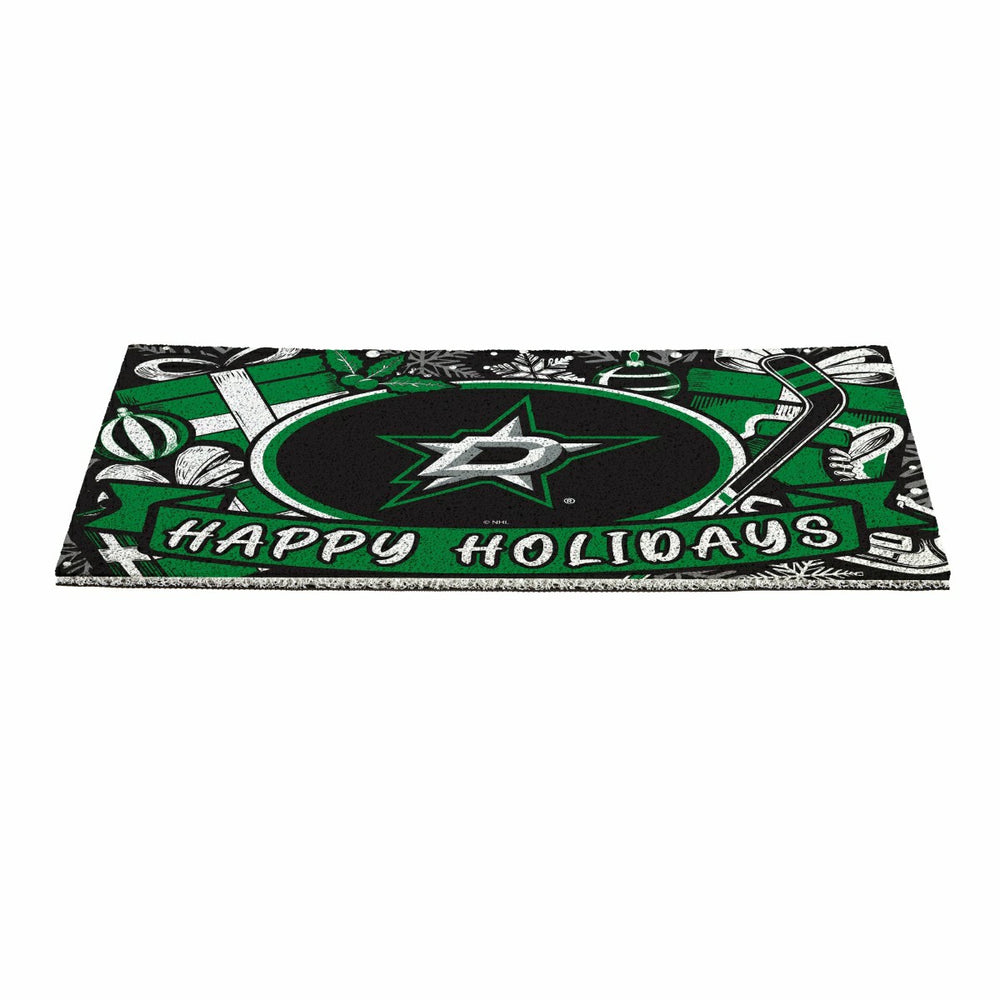 Dallas Stars Holiday PVC Mat, 28"x16"