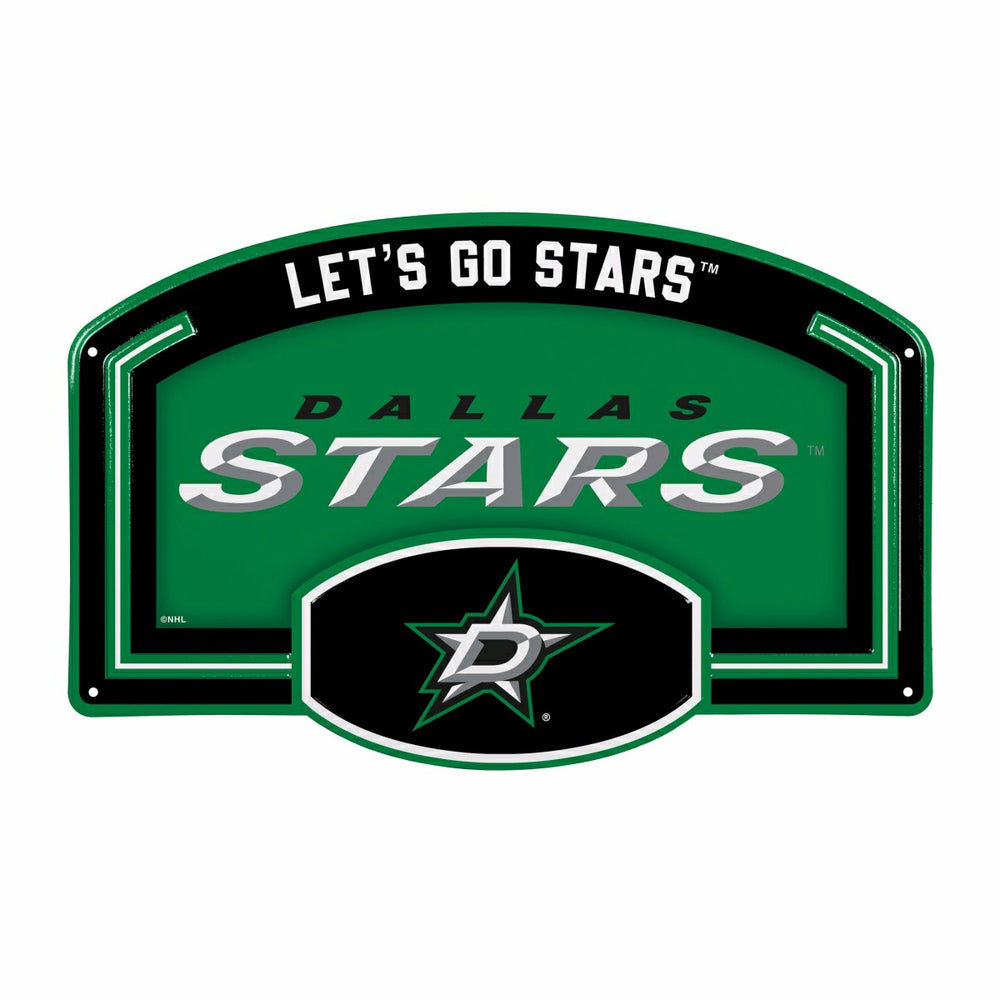 Dallas Stars USA Embossed Steel Wall Sign, 11" x 17"