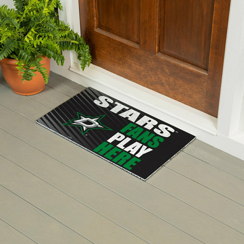 Dallas Stars Fan Mat, 28"x16"