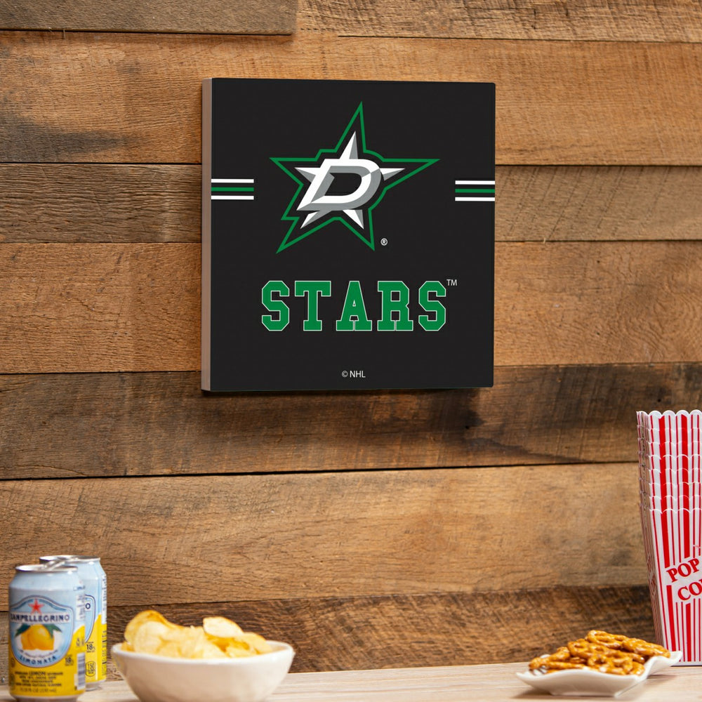 Dallas Stars Wood Wall Sign, 12x12