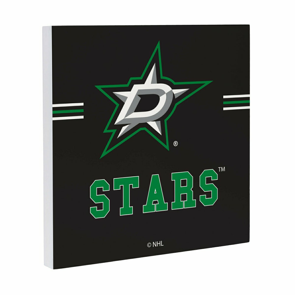 Dallas Stars Wood Wall Sign, 12x12