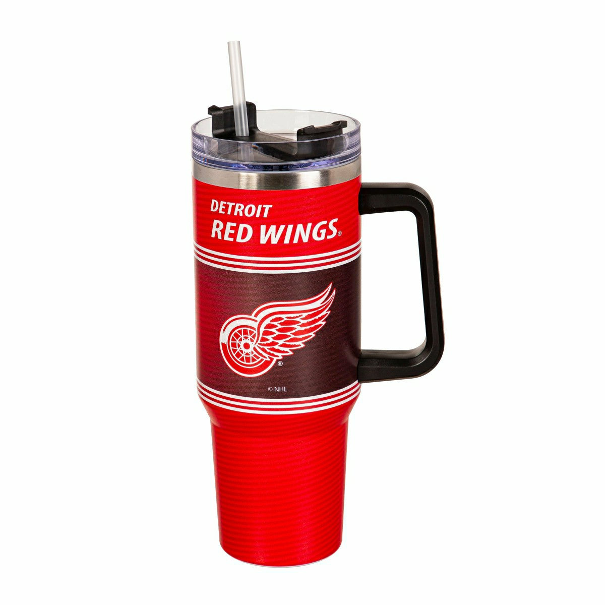 40oz Stainless Steel Canyon Cup w/ Straw, Detroit Red Wings