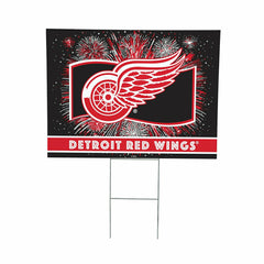 Detroit Red Wings Yard Sign, Patriotic